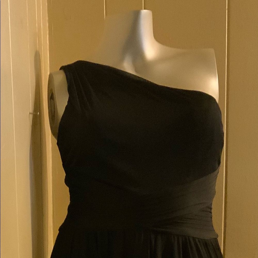 David’s Bridal Black Bridesmaids Dress